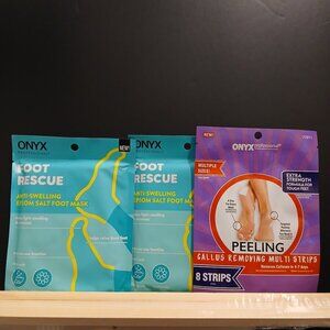Foot Care Bundle Great Gift Idea Callus Remover Strips Epsom Salt Foot Mask